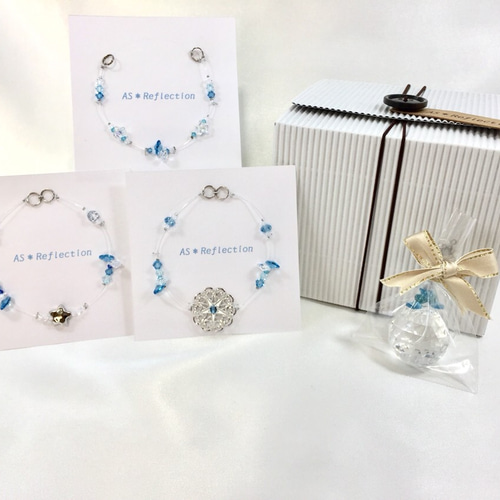 きらきら❤スワロフスキーサンキャッチャーセット✳︎ Star-blue サン