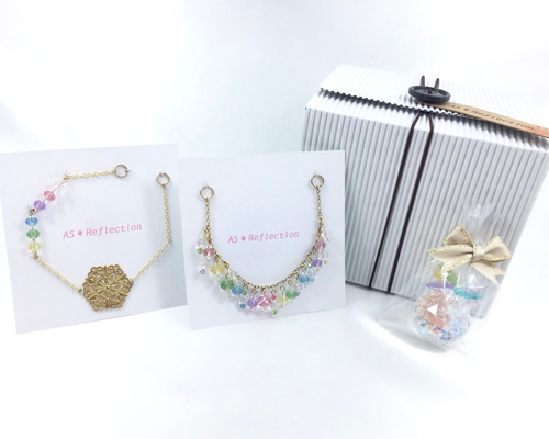 豪華！スワロフスキーサンキャッチャーセット ✳︎ JalaJala-Gold サン