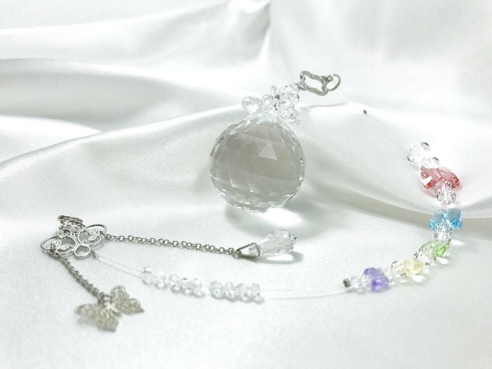変わりたい気持ちを応援❤スワロフスキーサンキャッチャー✳︎ Butterfly- silver