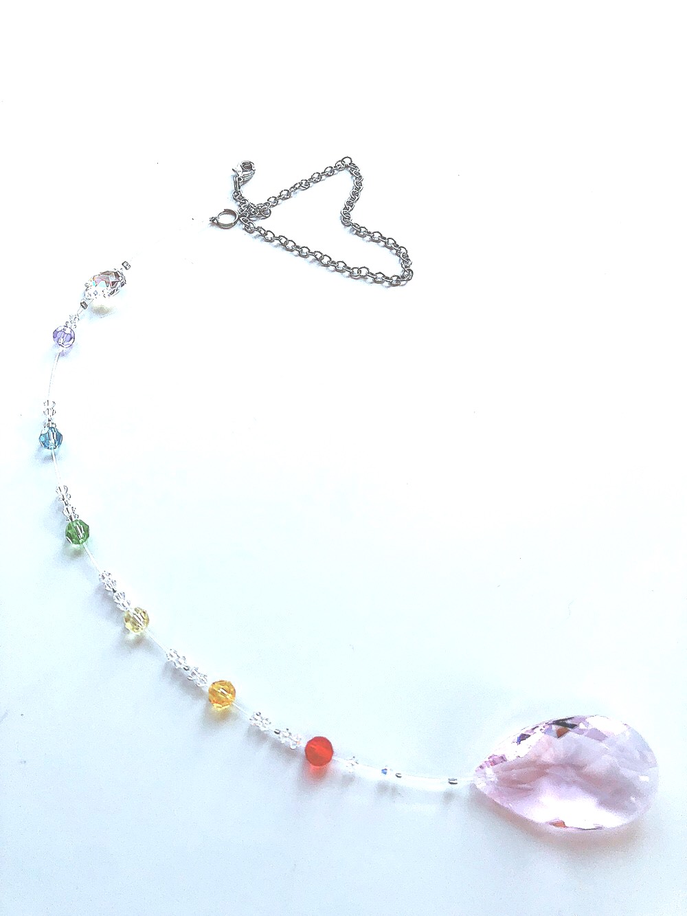 幸せな気分になれる❤スワロフスキー⭐︎サンキャッチャー