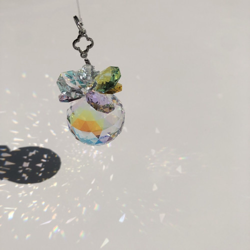 気分があがる↑↑スワロフスキー⭐︎サンキャッチャー サン