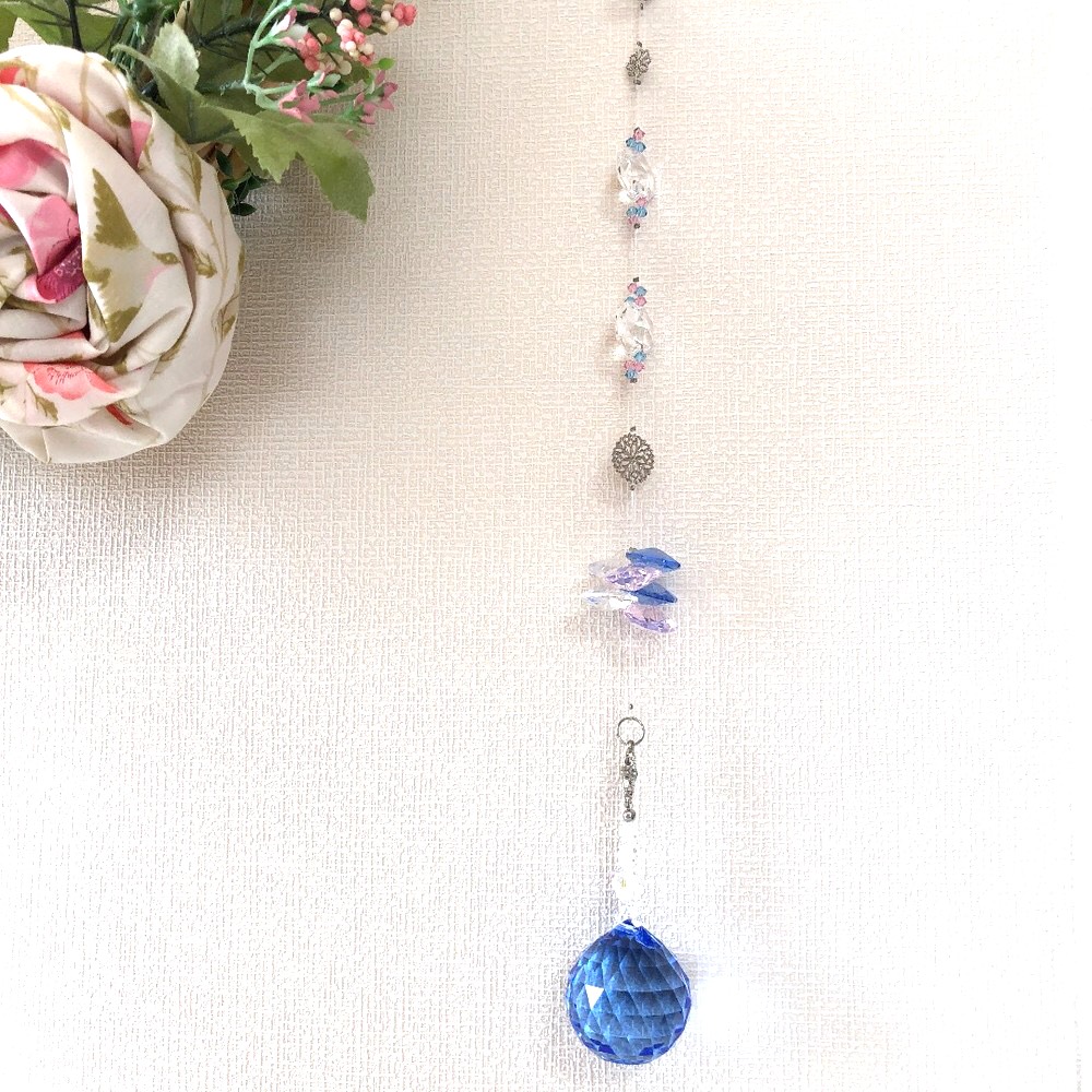 心が落ちつく❤スワロフスキー⭐︎サンキャッチャー