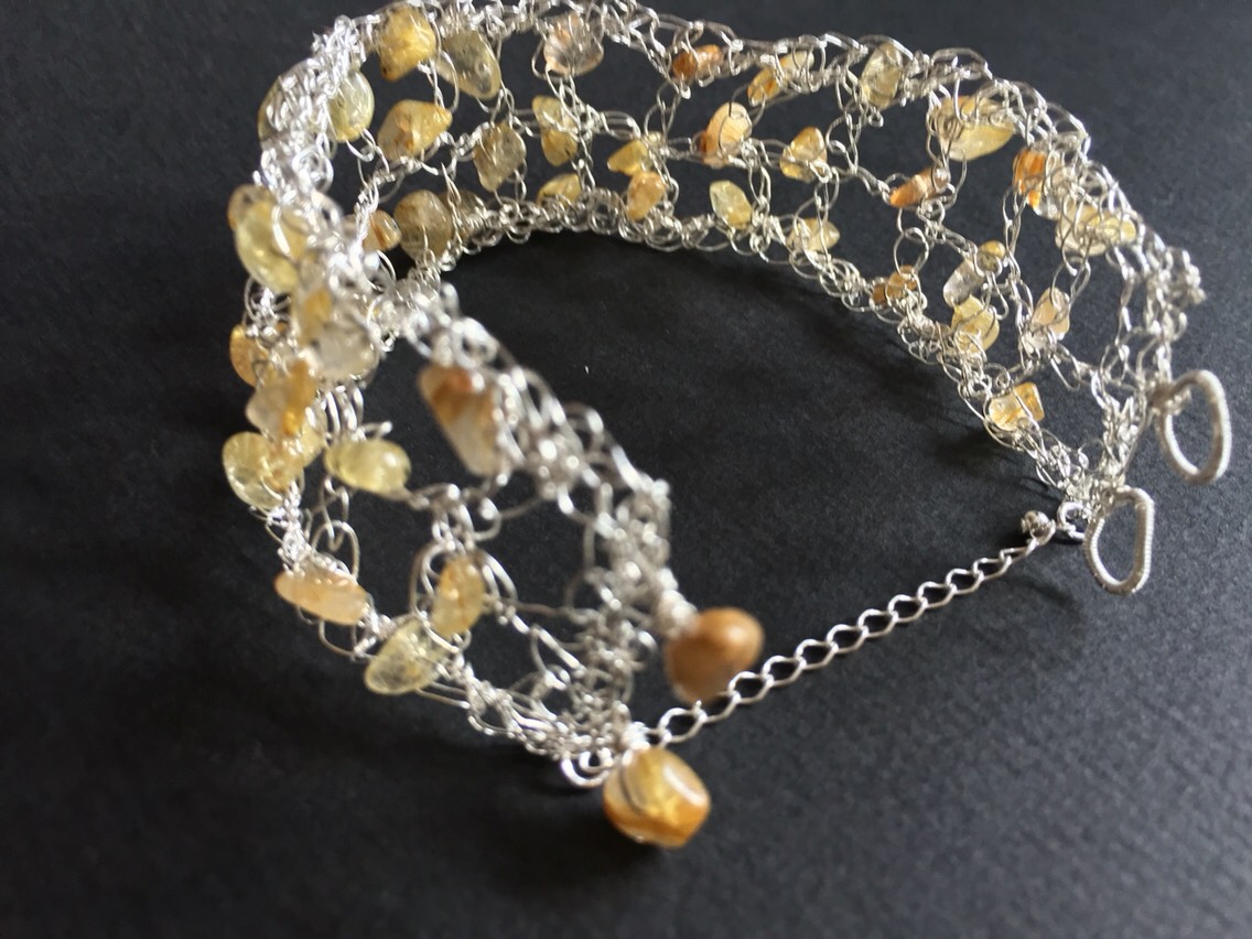 Silver ルチルのブレスレット