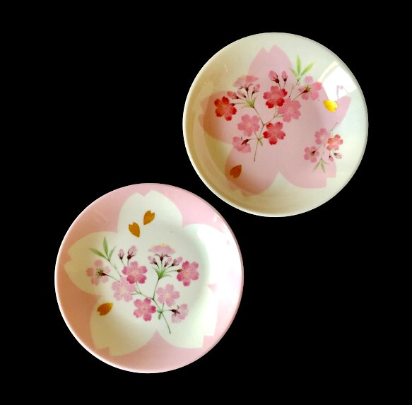 ノリタケ KAZUOサイン入り 桜の絵 陶器の皿 第74回光風会展記念