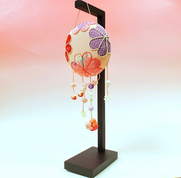 【木製什器】吊り雛什器　卓上・変わり下げ飾り用(組み立て式) 4枚目の画像