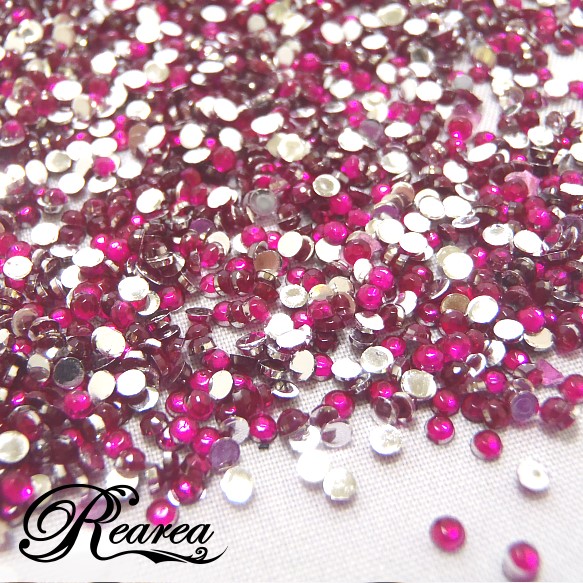 ☆送料無料☆20000粒☆2mm☆アクリルストーン(ラインストーン)☆ピンク  