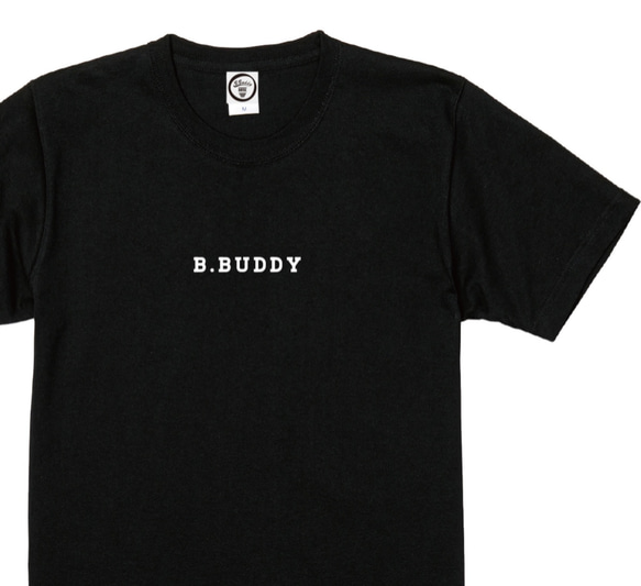 コットンTシャツ！B.BUDDY LOGO TEE（ブラック） 2枚目の画像