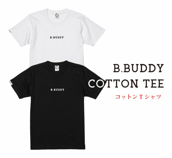コットンTシャツ！B.BUDDY LOGO TEE（ブラック） 3枚目の画像