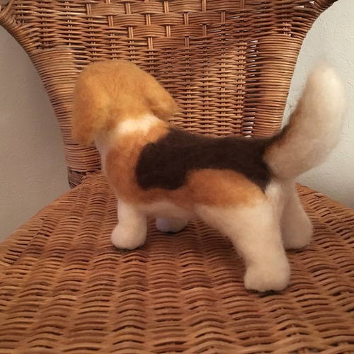羊毛フェルト ビーグル犬 羊毛フェルト chikuchiku18 通販
