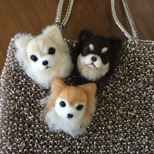 お客様確認用！羊毛フェルト☆ハンドメイド♪チワワブローチ お客様確認用！羊毛フェルト☆ハンドメイド♪チワワブローチ