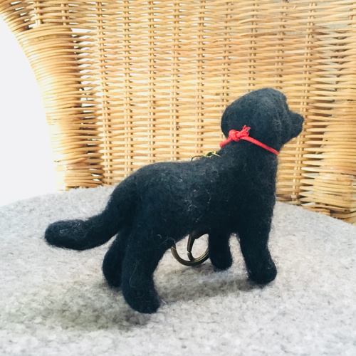 きしあやこ 羊毛フェルト 黒くま STUDIO A CRAFT（羊毛フェルト