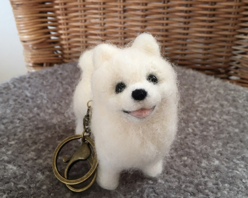 羊毛フェルト　ベビーフェイスなポメラニアン 羊毛フェルト ベビーフェイスなポメラニアン 羊毛フェルト