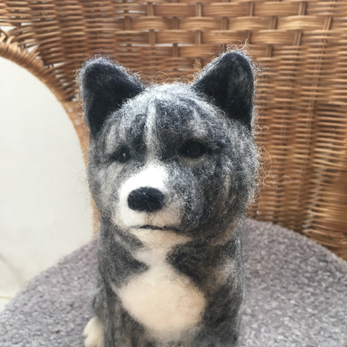 羊毛フェルト　犬　人形 羊毛フェルトキット ミニチュアダックスフンド 羊毛フェルト犬