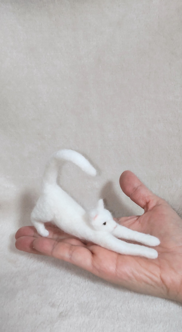 羊毛フェルト ハチワレ 猫さん♪ クリスマスツリー セット