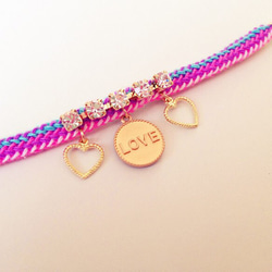 Rainbow code bracelet【LOVE】 1枚目の画像