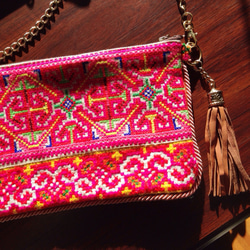 clutch chain bag(pink) 1枚目の画像