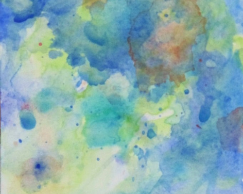 アクリル絵画 ハンドメイド 幻想 画用紙 ボード90x60cm アート・写真