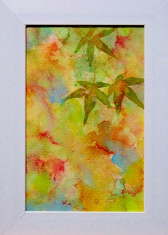 想…紅葉1」 原画です。（ アクリル画・抽象 ） 絵画 KUMI &YUKI 通販