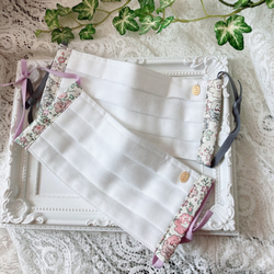 スモッキング刺繍のワンピース80・90㎝㎝（リバティプリント