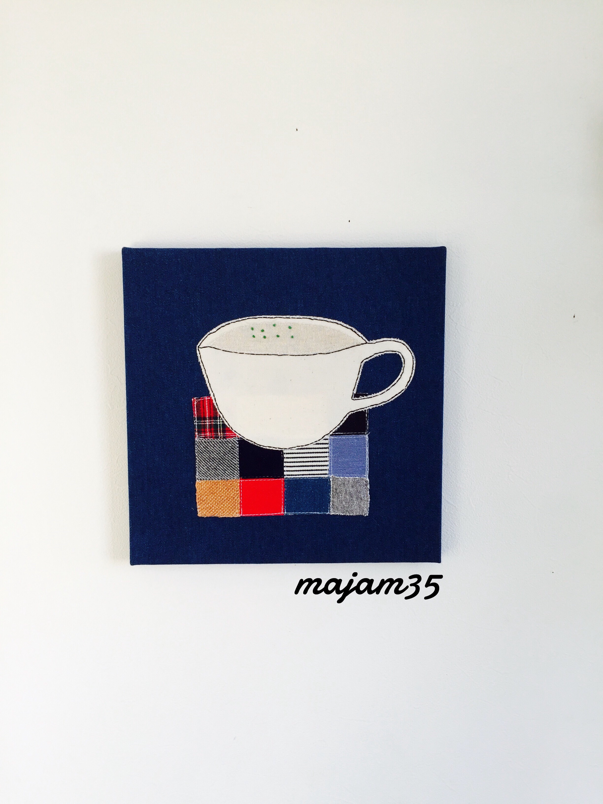 ファブリックパネル   おかしなスープ