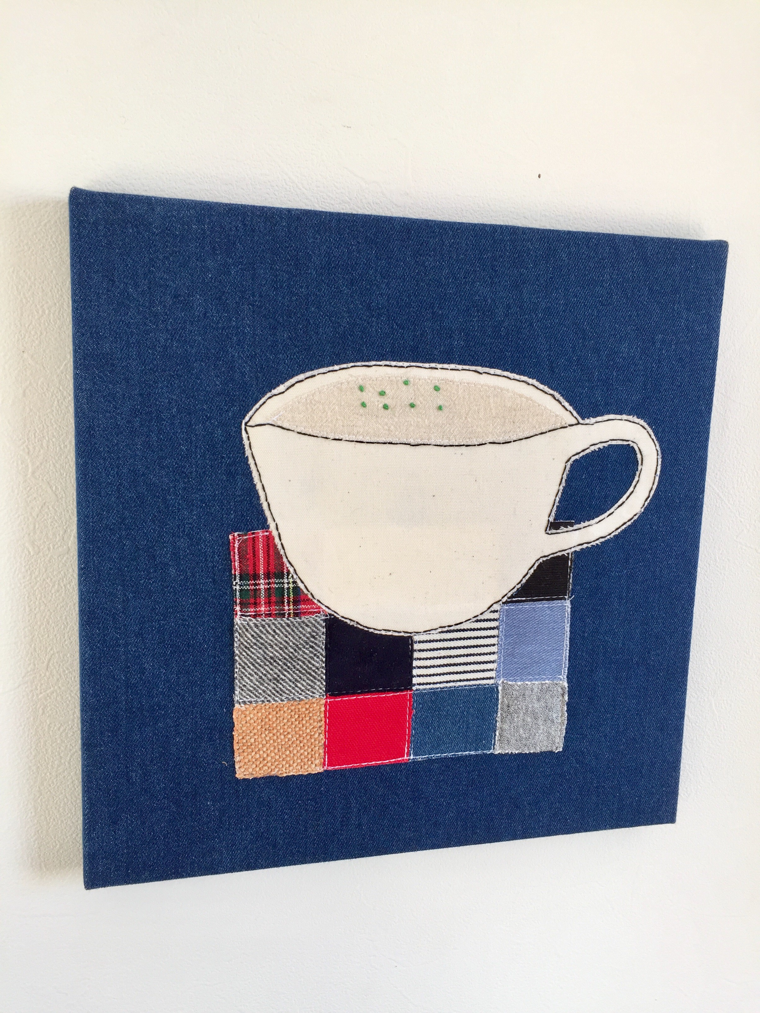 ファブリックパネル   おかしなスープ