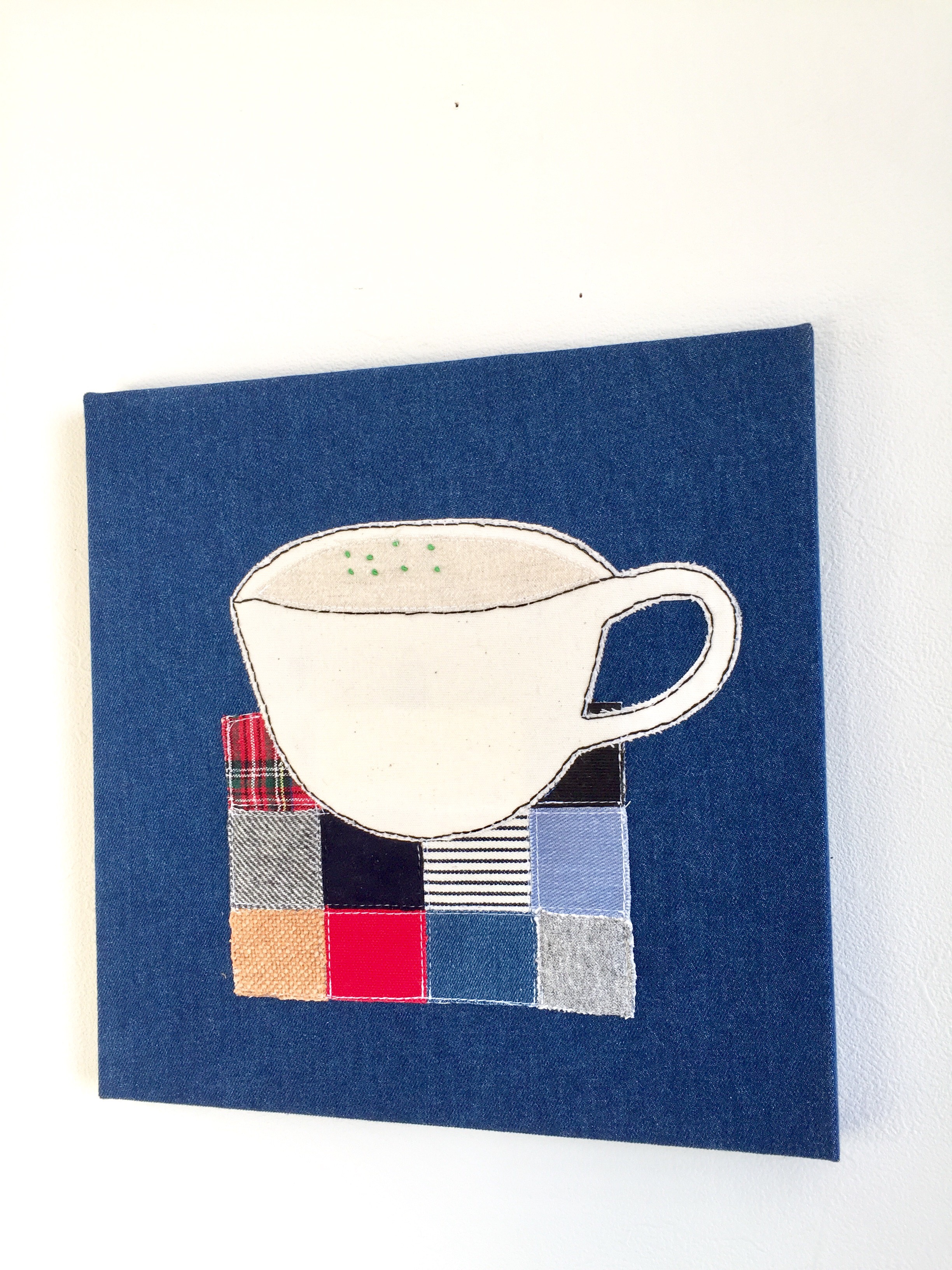 ファブリックパネル   おかしなスープ