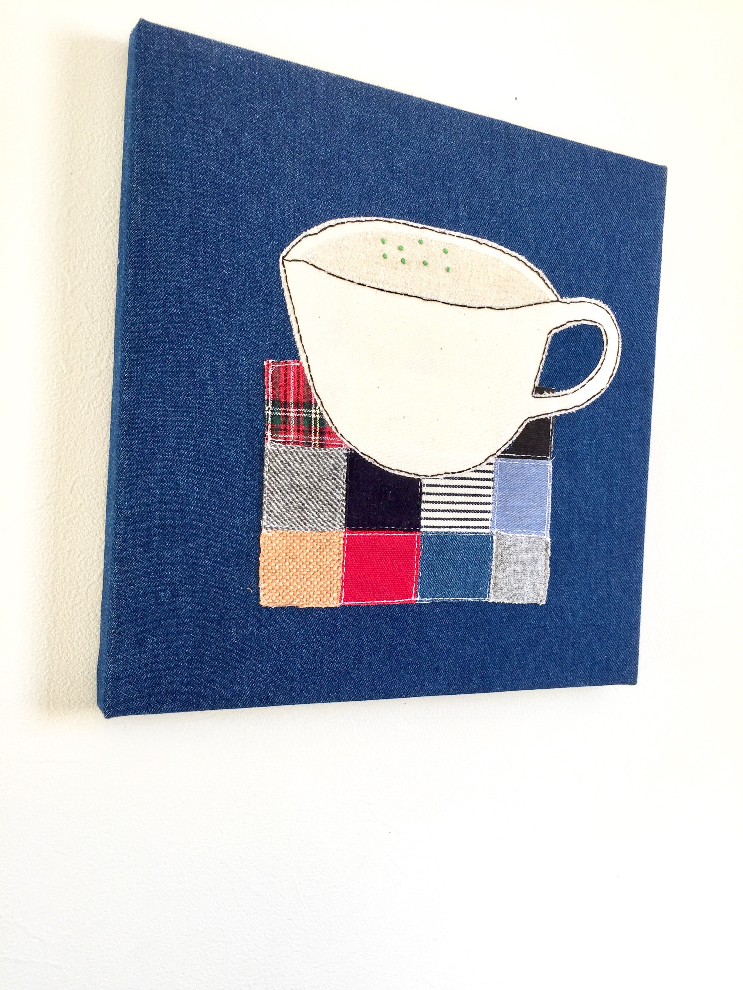 ファブリックパネル   おかしなスープ