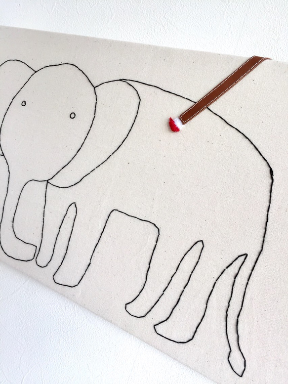 大象著色布面板 第4張的照片