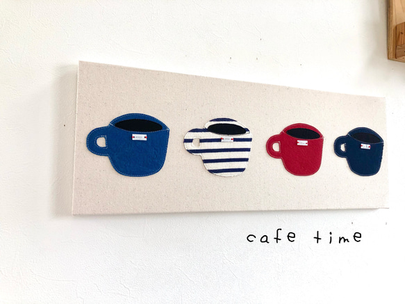 布藝面板咖啡館時間 第2張的照片