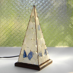 シーグラスランプ　ピラミッドランプ L-2 4枚目の画像