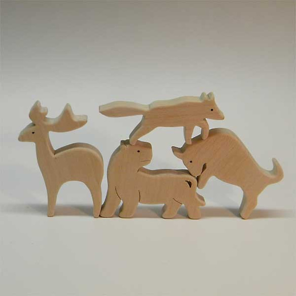 ウサギの音楽隊 コントラバス 木製 人形 置物 エルツ ドイツ