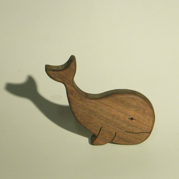 木のパズル S  　鯨とイルカ 5枚目の画像