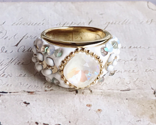 Judy【美品！】スワロフスキー　Sublima リング Amazon.com: Swarovski Sublima ring, White, Rhodium finish