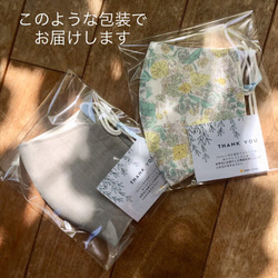 【送料無料】夏マスク♡ホビーラホビーレの刺繍レース生地を使用♡裏は国産ダブルガーゼ♡大人っぽい柄のマスクです 5枚目の画像