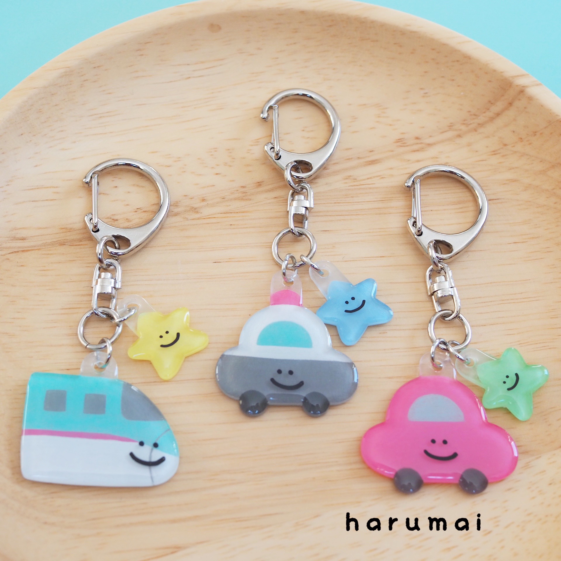 かわいいミニチャーム付きキーホルダー 雑貨・その他 harumai