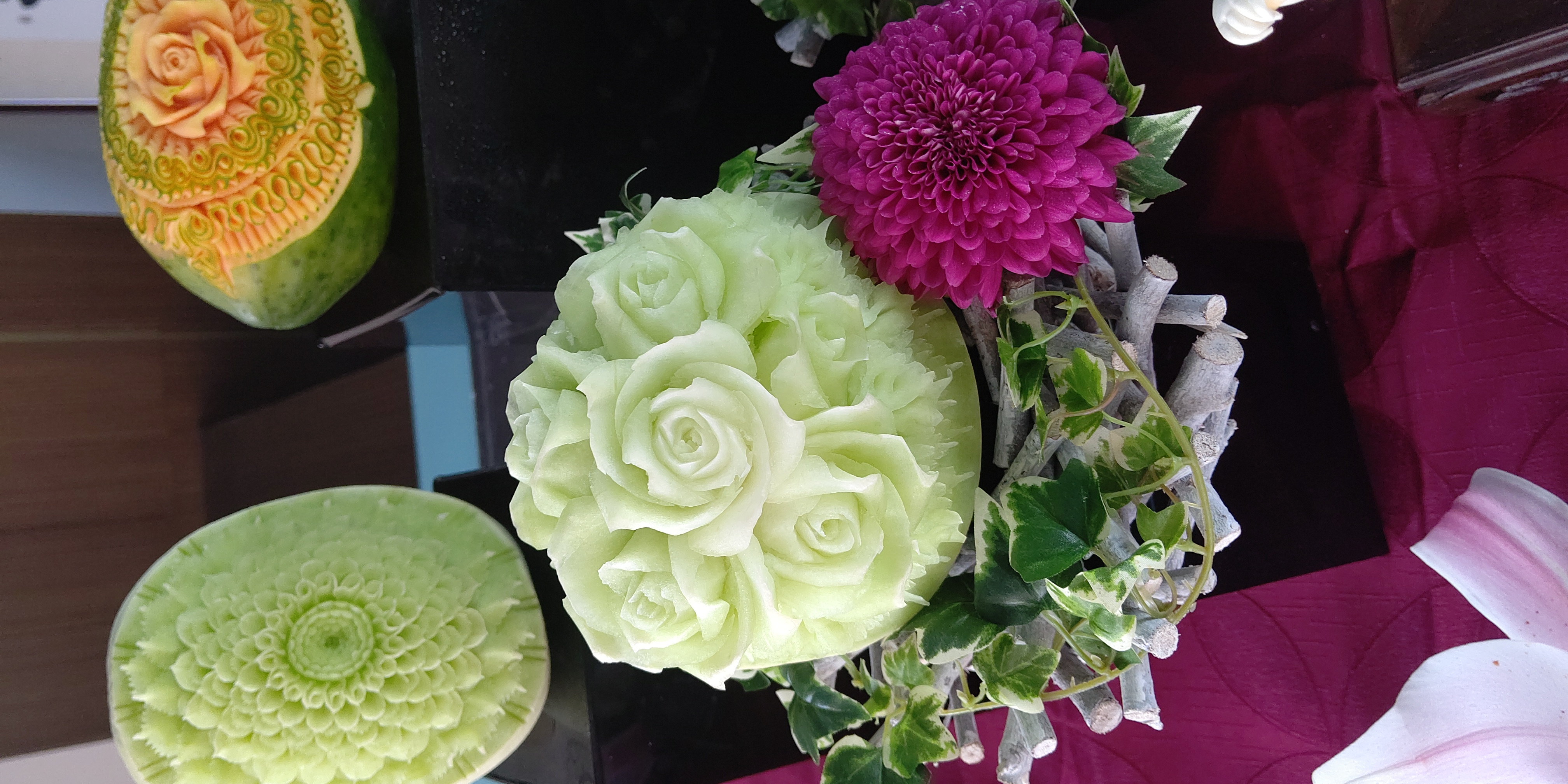 メロン  バラ  プレゼント