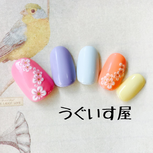 ハワイアンカラフル NAIL 2枚目の画像