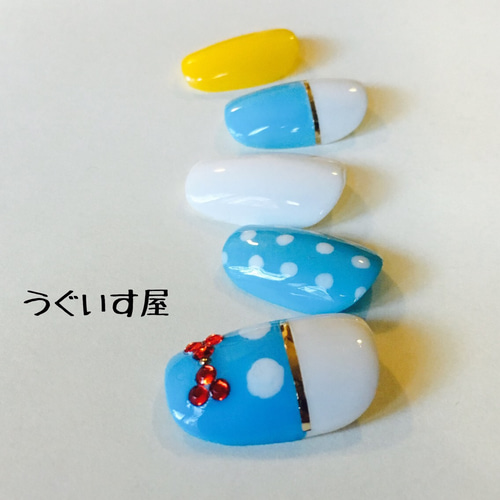 ドナルド 夢の国 ネイルチップ ネイルチップ（つけ爪） うぐいす屋