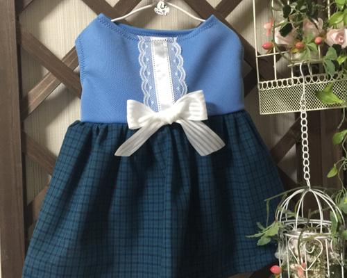 再お値下げ！ファミリア ワンピース　ブルー　100cm 再お値下げ！ファミリア ワンピース ブルー 100cm - メルカリ