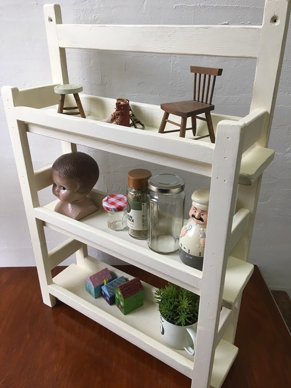 スパイスラック　アンティーク　フランス スパイスラック フランスヴィンテージ家具 卓上ディスプレイ