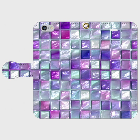 スマホケース gla003 紫 2枚目の画像