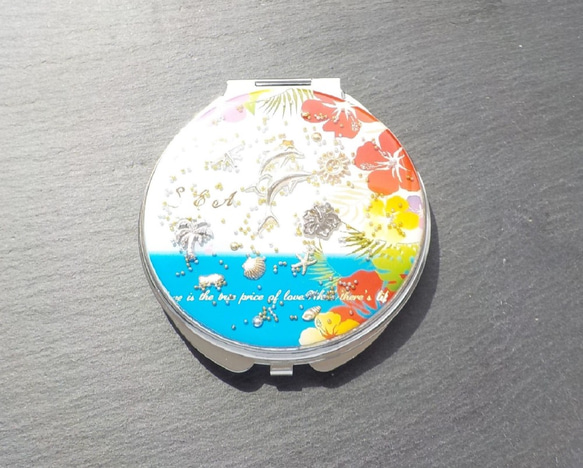 &quot;Creema Limited&quot; Compact Mirror Tropical ♬ or Sea Crea 第1張的照片