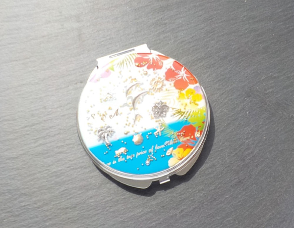 &quot;Creema Limited&quot; Compact Mirror Tropical ♬ or Sea Crea 第3張的照片