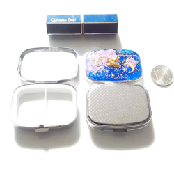 “Creema Limited免費送貨”粉紅花園每月Cat&#39;s Pill Case（帶鏡子） 第4張的照片