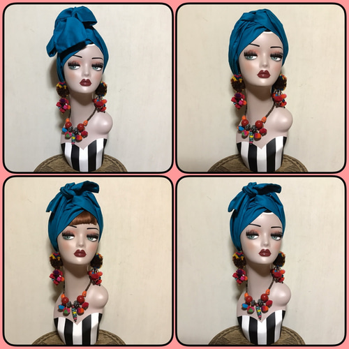 新作 8way ロングリボン アレンジ ヘアターバン ヘアバンド