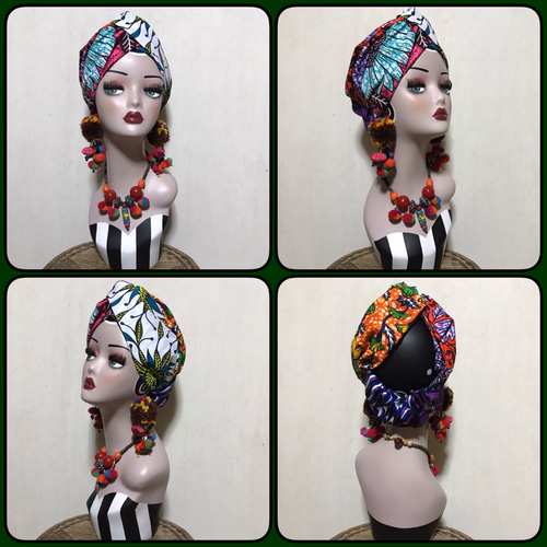 売り切れました！♡エスニックヘアバンド & シュシュ♡