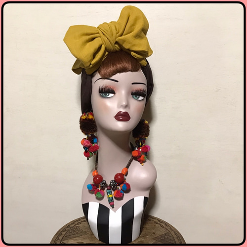 ラスタ レゲエ ジャマイカン アフリカン ターバン ヘアターバン ヘア  