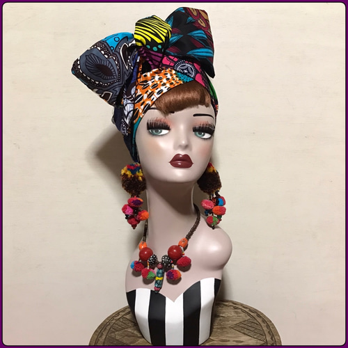 エスニック系ヘアアクセサリー☆レゲエ フェス