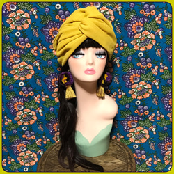 インド綿 アラジンターバン ヘアターバン ヘアバンド エスニック