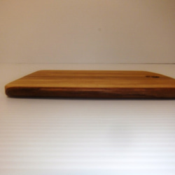 小さい栗の木のカッティングボードトレイ　MS3 4枚目の画像